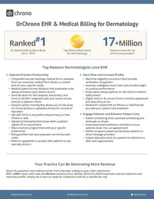 White paper EHR and medical billing for Dermatology practices