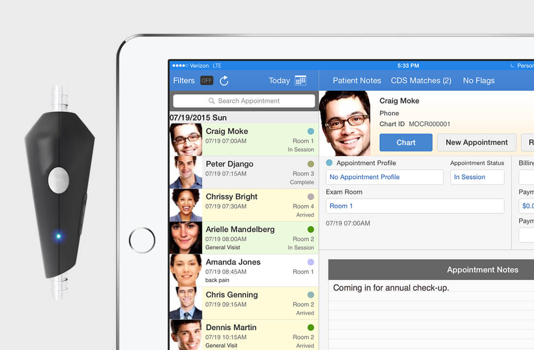 eko digital stethoscope with EHR