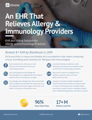 Specialty White paper EHR and RCM in Allergy and Immunology