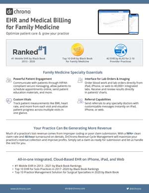 White paper EHR and billing insurance for Family Medicine