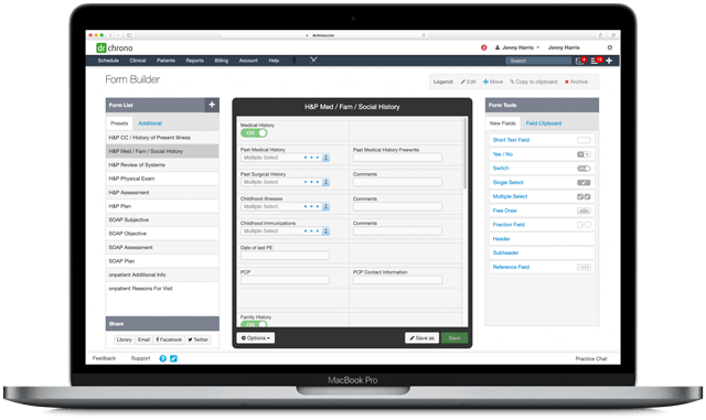 practice management devices