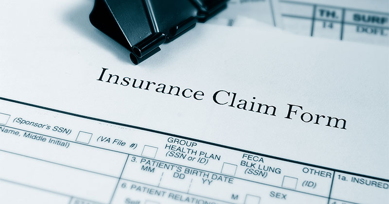 Health insurance claim form